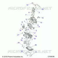 CARTERS MOTEUR AND CRANKSHAFT