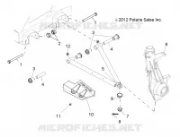 SUSPENSION, A-ARM AND SUPPORT MOUNTING