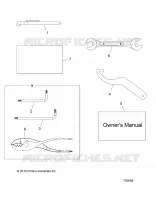 REFERENCES, TOOL KIT AND MANUEL DU PROPRIETAIRES