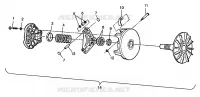 EMBRAYAGE DE TRANSMISSION MAGNUM 2X4 W98AA42A (4945524552B011)