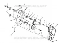 CARTER DE CHAINEE ASSEMBLY XLT 0950756, XLT SKS 0950556,  XLT SKS EURO E950556   XL (4928842884B010)