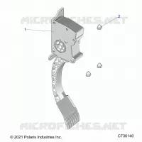 ENGINE, PEDALE D'ACCELERATEUR