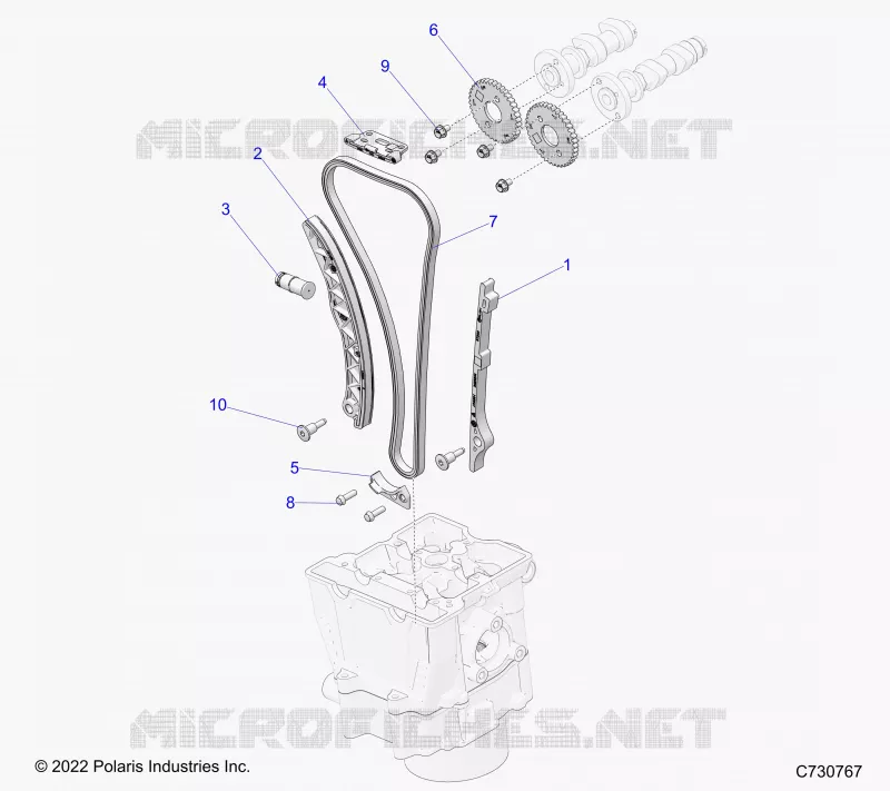 CHAINE DE DISTRIBUTION AND SPROCKET