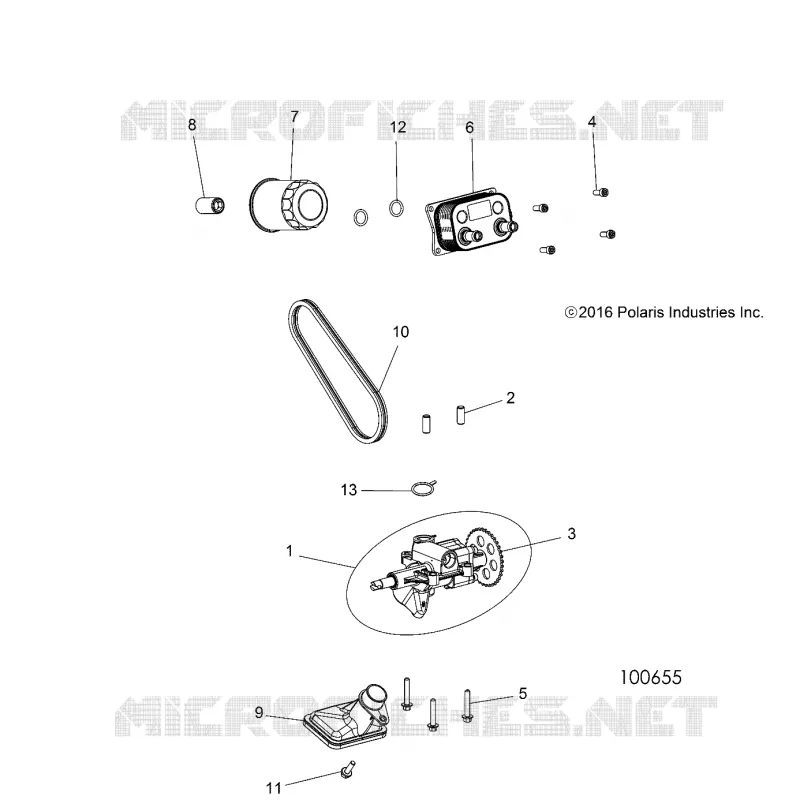 POMPE A HUILE AND OIL COOLER