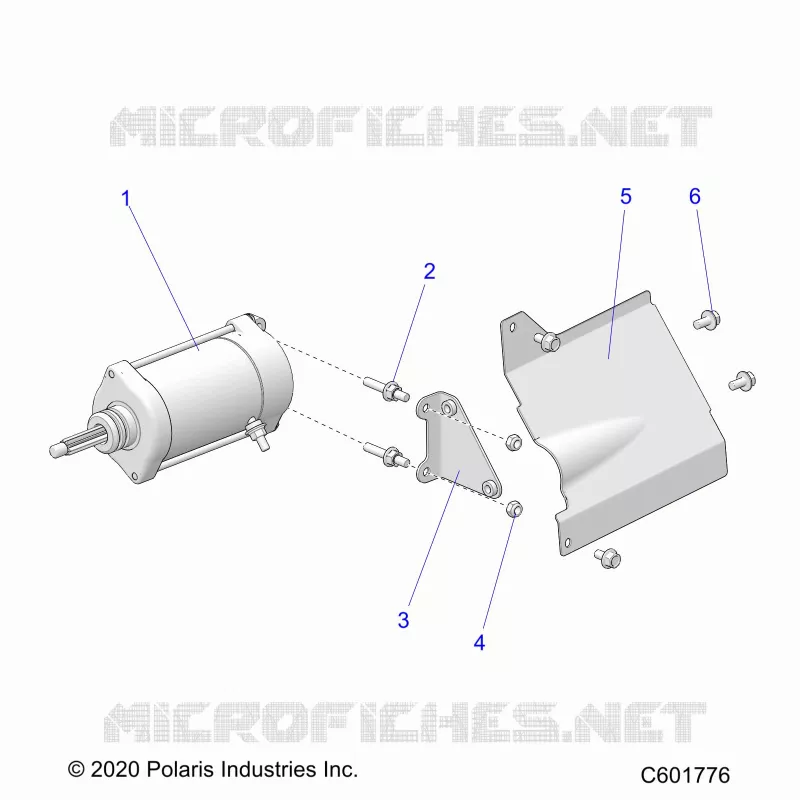 DEMARREUR MOTOR/SHIELD