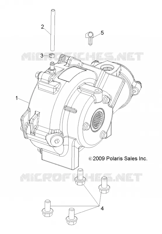 DRIVE TRAIN, FRONT SUPPORT PONT