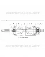SYSTÈME DE TRANSMISSION ARRIERE HALF SHAFT