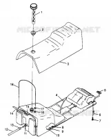 SIEGE ET RESERVOIR TRAN SPORT 0970143 and EUROPEAN TRAN SPORT E970143 (4938293829A007)