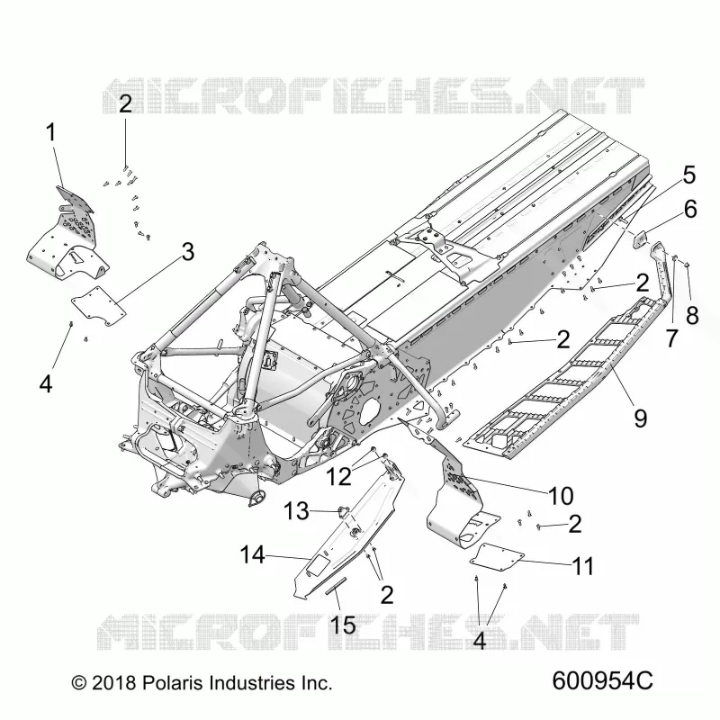 CHASSIS, PROTECTION D'EMBRAYAGE/FOOTRESTS/RUNNING BOARDS