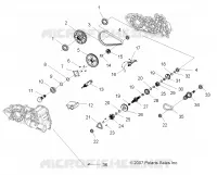 SYSTÈME DE TRANSMISSION, PONT PRINCIPAL INTERNALS
