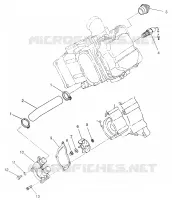 POMPE A EAU Magnum 4x4 W968144 and  Swedish Magnum 4x4 S968144 (4936053605D005)