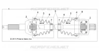 SYSTÈME DE TRANSMISSION, ARBRE DE TRANSMISSION ARRIERE