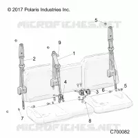 SIEGE BELT AND MOUNTING