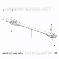 SYSTÃˆME DE TRANSMISSION, FRONT PROP SHAFT