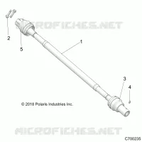 SYSTÃˆME DE TRANSMISSION, REAR PROP SHAFT