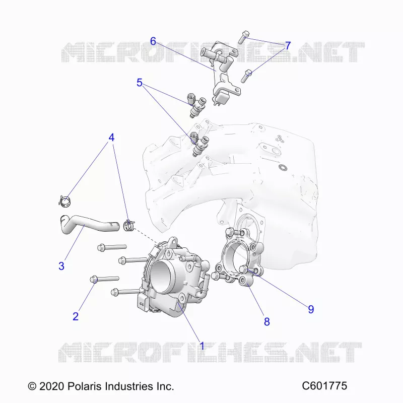 SYSTÃˆME D'ALIMENTATION, THROTTLE BODY/FUEL RAIL