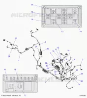 ELECTRICITE, WIRE HARNESS, CHASSIS