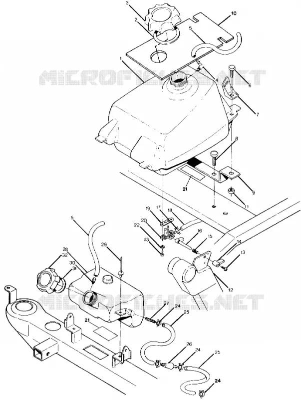 RESERVOIR A CARBURANT Trail Boss / W928527 (4922892289009A)