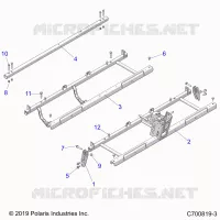 CHASSIS, SIEGE SUPPORTS- G21GMZ99AM/BM (C700819-3)