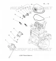 MOTEUR, SUPPORT CORPS DE PAPILLON