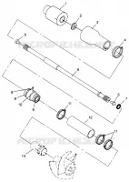 SYSTÈME DE TRANSMISSION SLT 700 B964166 AND  INTL. SLT 700 I964166 (4933923392B002)
