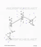 SUSPENSION, REAR BARRE STABILISATRICE