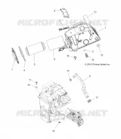 MOTEUR, PRISE D'AIR
