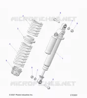 SUSPENSION, AMORTISSEUR AVANT MOUNTING