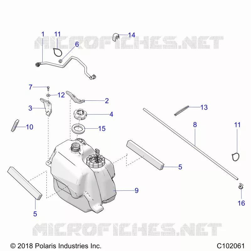 SYSTÃˆME D'ALIMENTATION, FUEL TANK ASM.