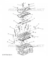 CYLINDRE HEAD AND RELATED PARTS