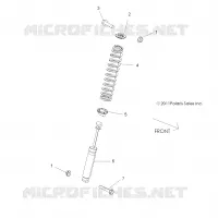 SUSPENSION AVANT SUPPORT AMORTISSEUR 