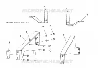 CADRE, OPTIONS, BUMPER, BRACKET, REAR