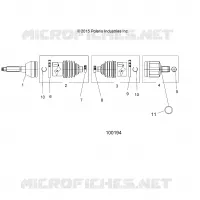 DRIVE TRAIN, TRANSMISSION AVANT SHAFT
