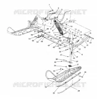 SUSPENSION AVANT AND SKI 440 / 0930760 AND 440 SKS / 0930560 (4922932293011A)