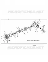 SYSTÈME DE TRANSMISSION, FRONT GEARCASE INTERNALS (TO 7/1/16)