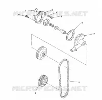 POMPE A EAU 440 XCR / 0931760 (4923022302031A)