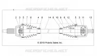 DRIVE TRAIN, TRANSMISSION AVANT SHAFT