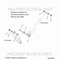 SUSPENSION, SUPPORT AMORTISSEUR , REAR SUSP.