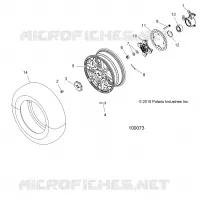 ROUES, FRONT AND HUB