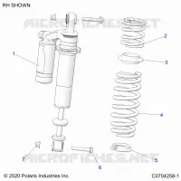 SUSPENSION ARRIERE SHOCK