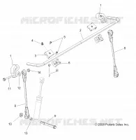 BARRE STABILISATRICE, FRONT