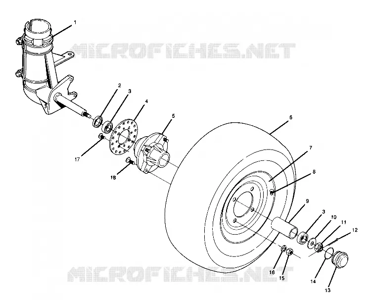 ROUE AVANT ASSEMBLY (4916341634015A)