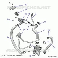 MOTEUR, WATERPUMP AND BYPASS