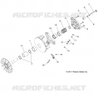 SYSTEME DE TRANSMISSION, PRIMARY CLUTCH
