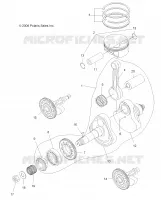 MOTEUR, VILEBREQUIN AND PISTON
