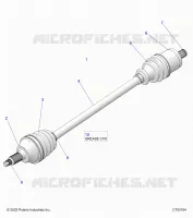 SYSTÃˆME DE TRANSMISSION, HALF SHAFT, FRONT