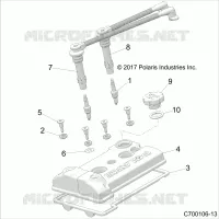 ENGINE, COUVERCLE SOUPAPE