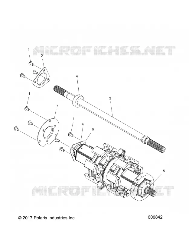 DRIVE TRAIN, JACKSHAFT AND ARBRE DE TRANSMISSION