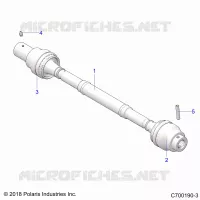 SYSTÃˆME DE TRANSMISSION, FRONT PROP SHAFT