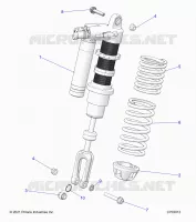 SUSPENSION, AMORTISSEUR AVANT MOUNTING, STANDARD/PREMIUM